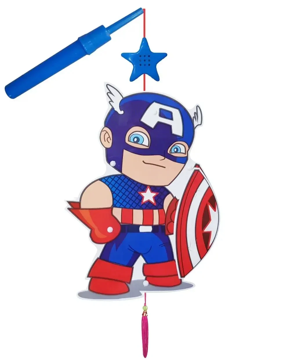 Lồng đèn nhựa Captain America — đèn lồng thủ công Hội An | LongDenViet