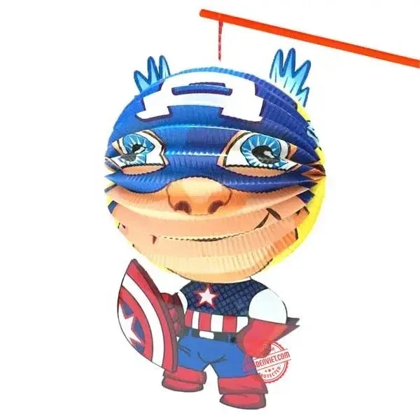 Lồng đèn Captain America — đèn lồng thủ công Hội An | LongDenViet