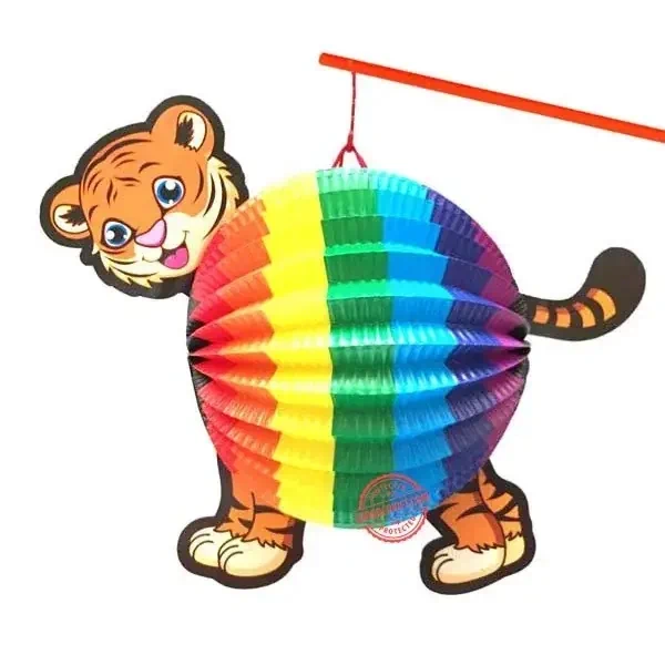 Lồng đèn Cọp cầu vồng — đèn lồng thủ công Hội An | LongDenViet