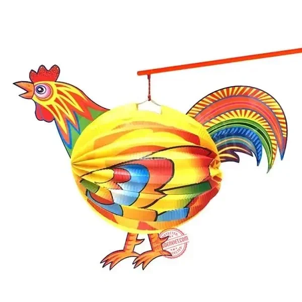 Lồng đèn Gà trống — đèn lồng thủ công Hội An | LongDenViet