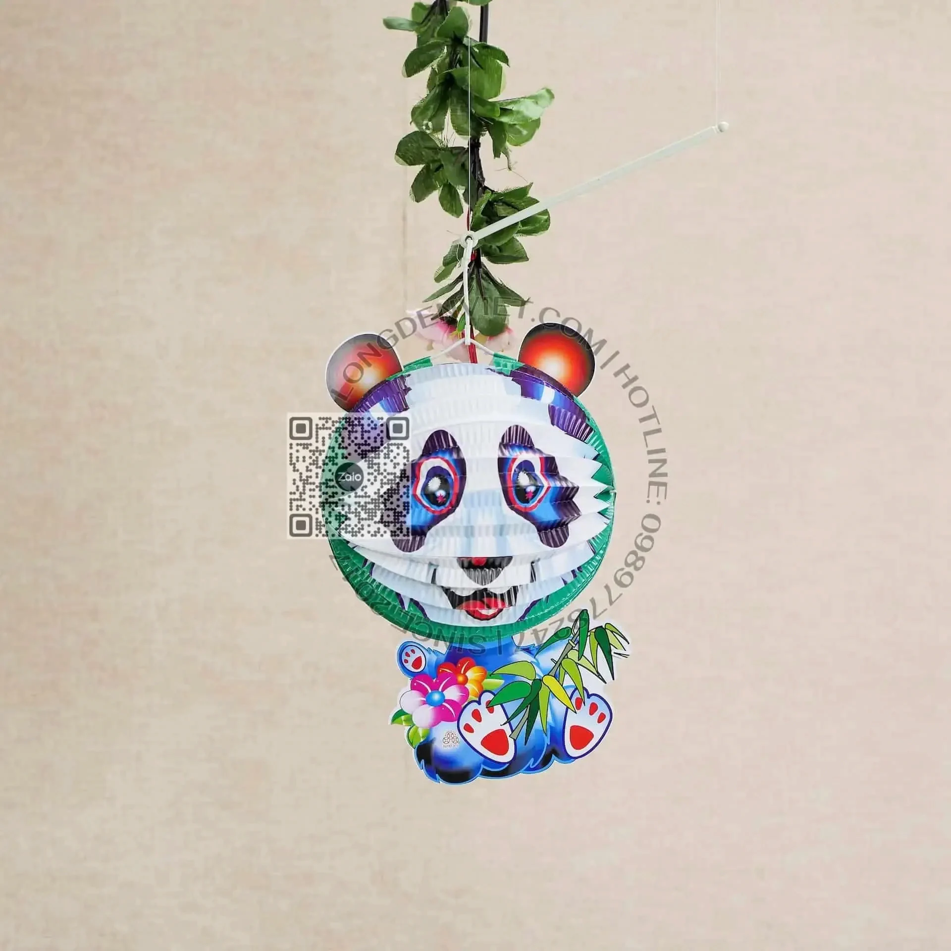 Lồng đèn giấy Gấu Panda — đèn lồng thủ công Hội An | LongDenViet