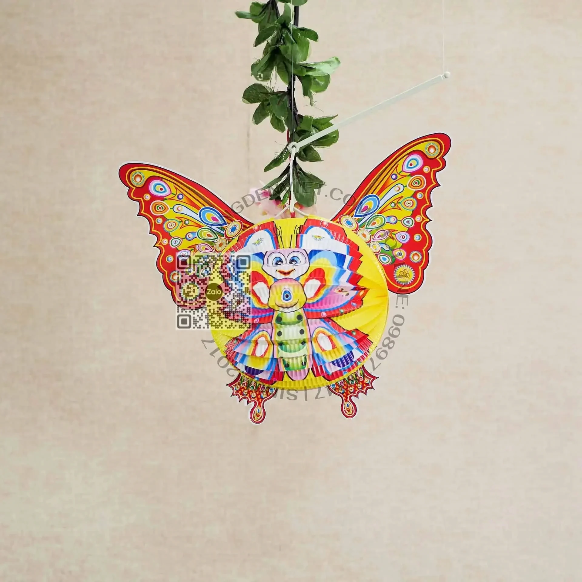 Lồng đèn bướm hoa — đèn lồng thủ công Hội An | LongDenViet