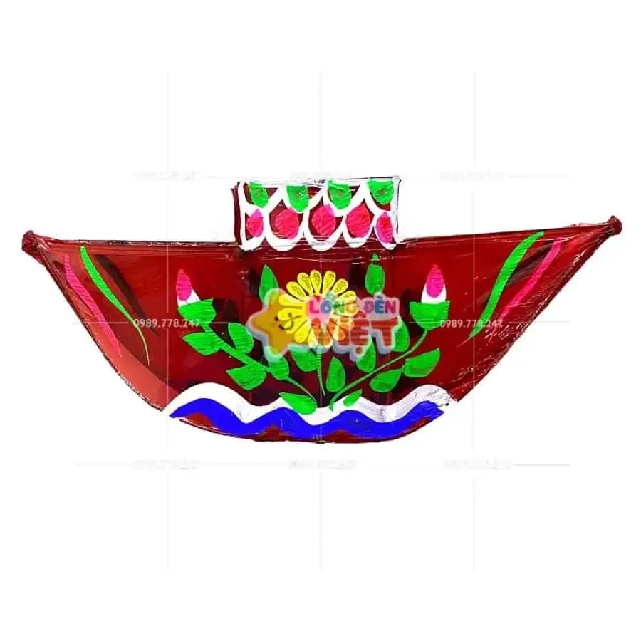 Đèn Giấy Kiếng Hình Thuyền — đèn lồng thủ công Hội An | LongDenViet