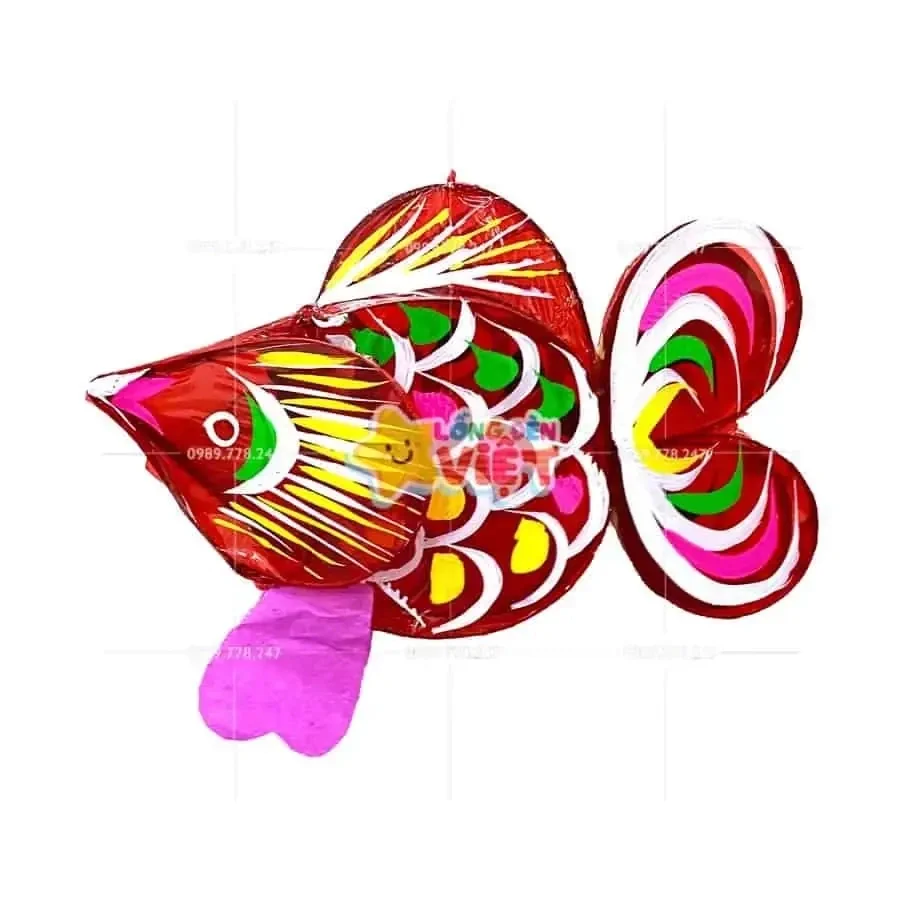 Đèn Giấy Kiếng Hình Cá Chép — đèn lồng thủ công Hội An | LongDenViet