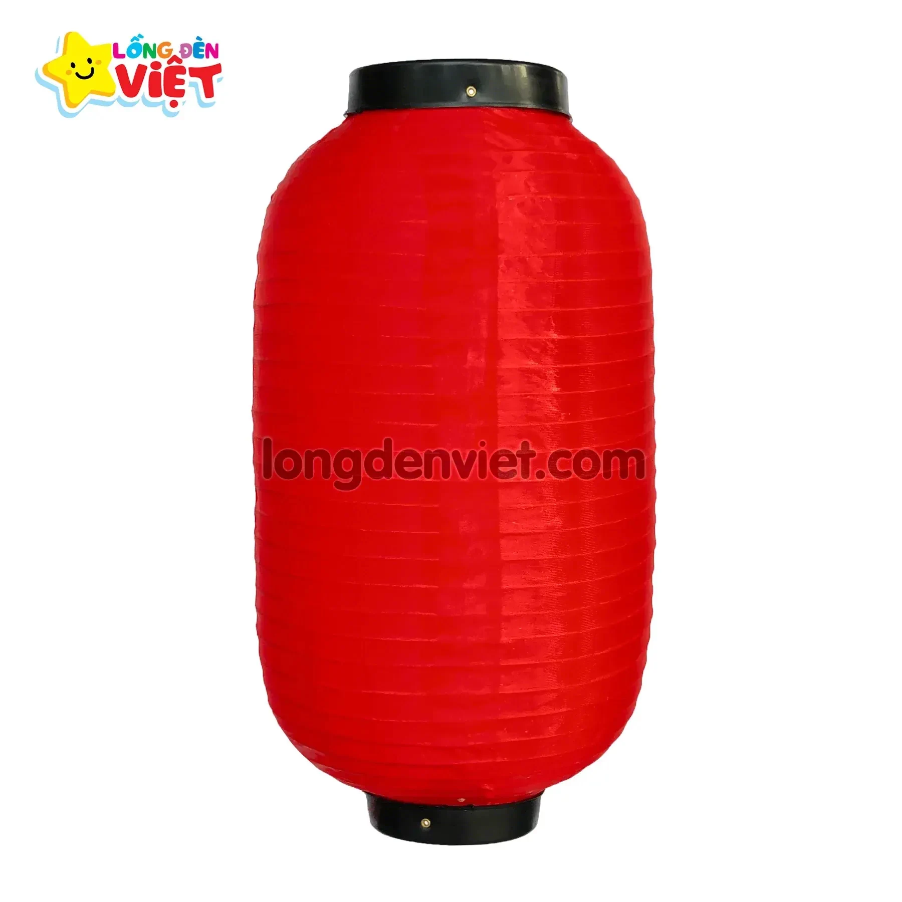 Lồng đèn kiểu Nhật vải dù Đỏ — đèn khách sạn Hội An | LongDenViet