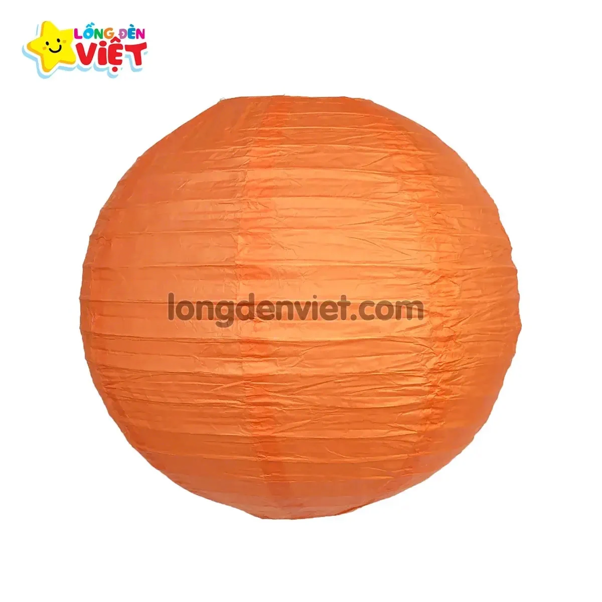 Lồng đèn giấy tròn Cam — đèn khách sạn Hội An | LongDenViet