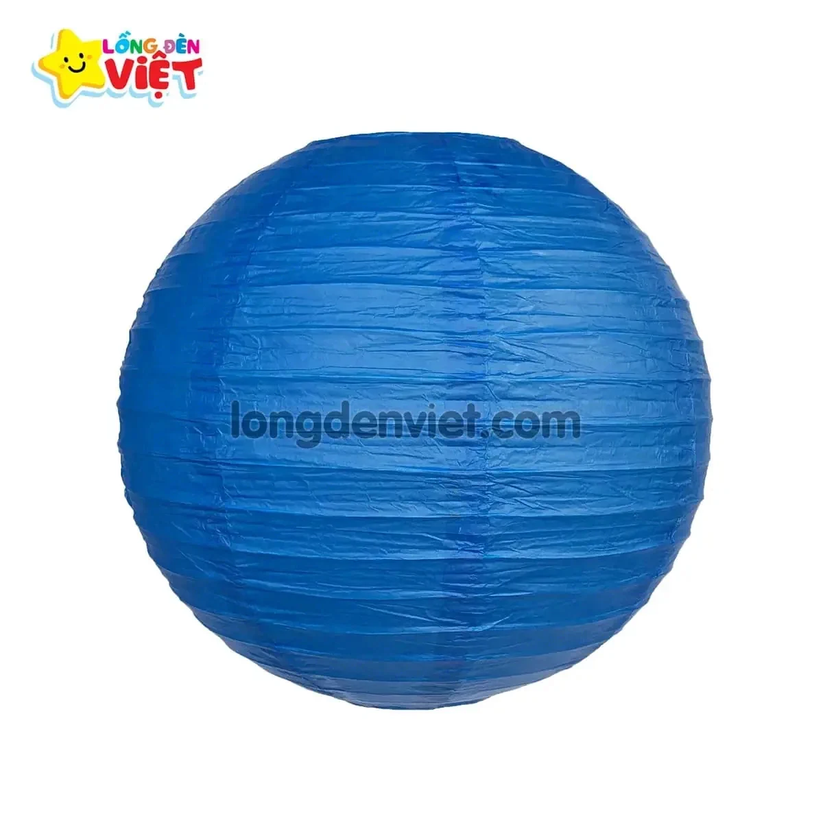 Lồng đèn giấy tròn Xanh dương đậm — đèn khách sạn Hội An | LongDenViet