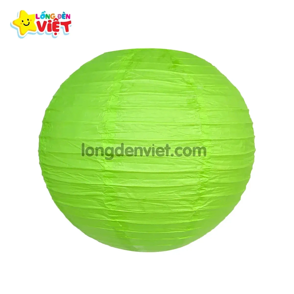 Lồng đèn giấy tròn Xanh lá — đèn khách sạn Hội An | LongDenViet